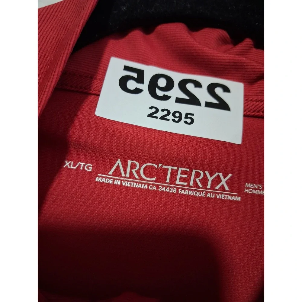 Arc'teryx ¼ Zip Men's Size XL Ribbed Long Sleeve Base Layer Lightweight Pullover